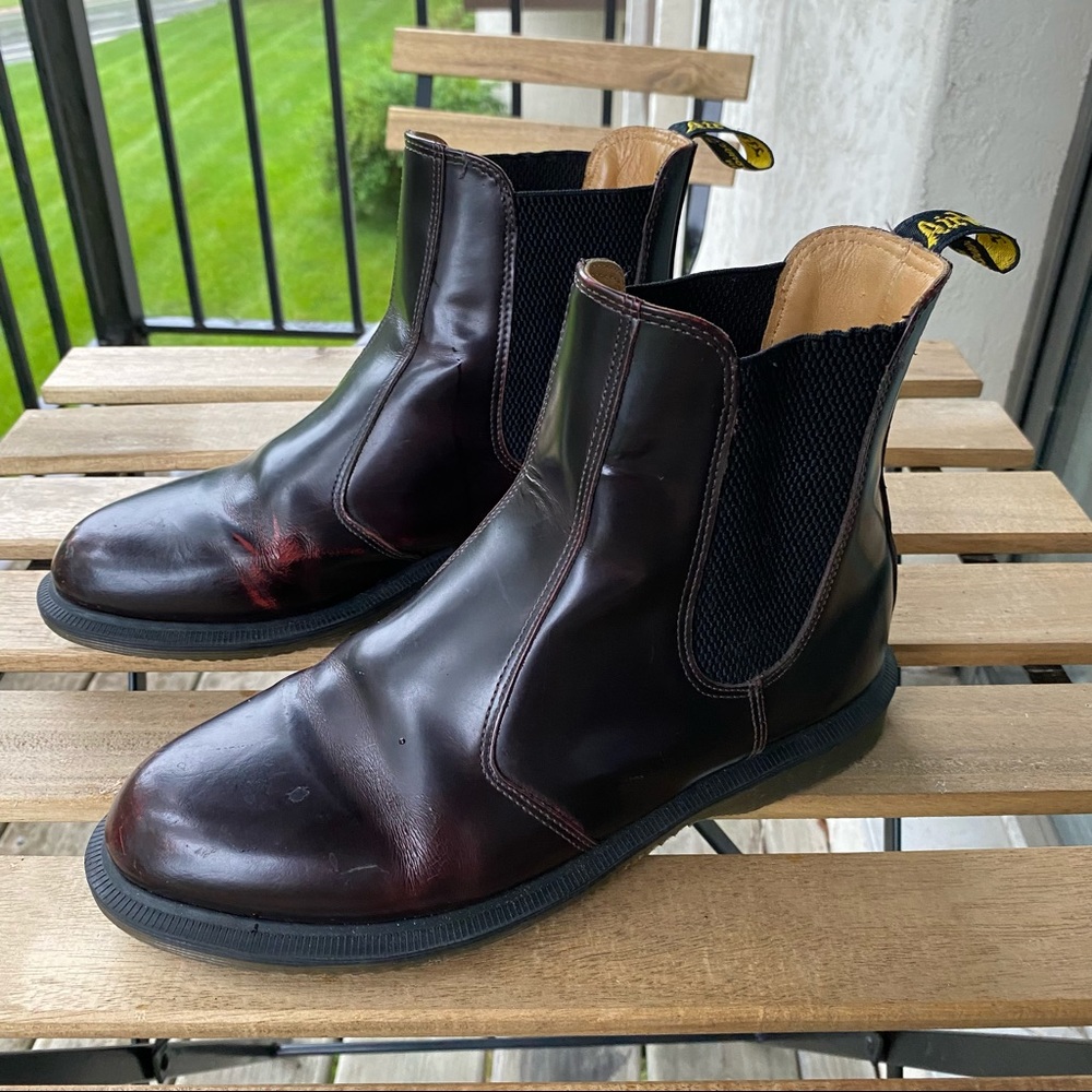 Doc Martens Flora Chelsea Boots, oxblood